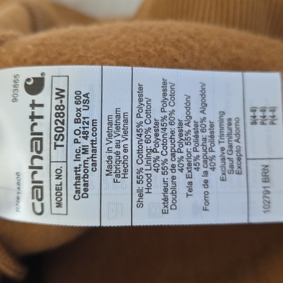 Women's Carhartt Hoodie size Small - Picture 5 of 10